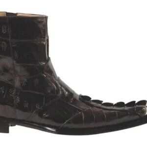 Mauri - 44167-2 Baby Croc/Hornback Alligator Tail Dress Boots